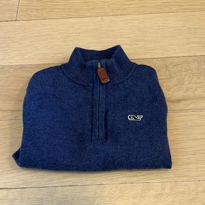 Vineyard Vines boys classic 1/4 zip sweater excellent condition
